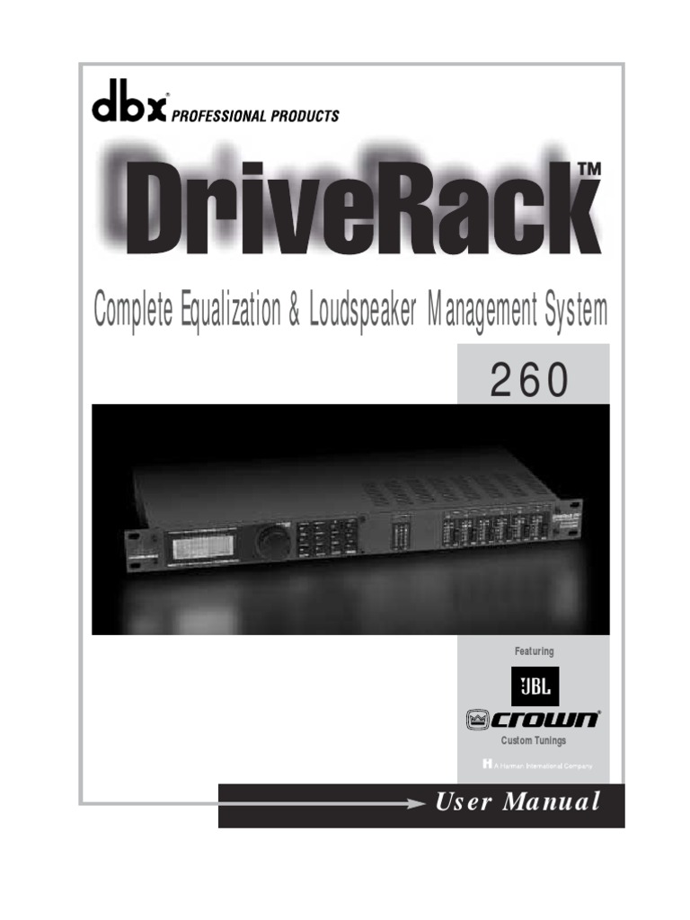 260 Manual | PDF | Ac Power Plugs And Sockets | Equalization (Audio)