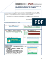 INSTRUCTIVO PARA EL REGISTRO DE LA FICHA EN SIMON - Simulacro 22 de Noviembre