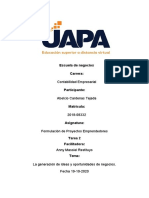 Tarea 2 de Formulacion de proyectos