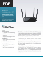 AC1200 Wi-Fi Router: Product Highlights