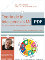 Teoría de La Inteligencias Múltiples. Vida. María A. Olarte PDF