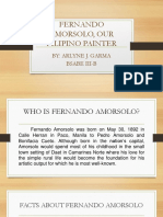 Fernando Amorsolo, Our Filipino Painter: By: Arlyne J. Garma Bsabe Iii-B