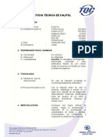 Ficha Tecnica de Kalifol TQC 1 PDF