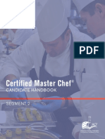 Certified Master Chef: Candidate Handbook Segment 2