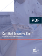 Candidate Handbook American Culinary Federation PDF