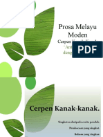 Prosa Melayu Moden