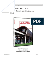 Cours Autocad Formation PDF