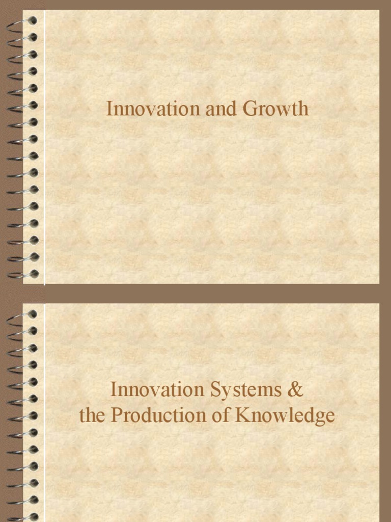 Innovation Systems and Economic Growth | PDF | Research And Development ...