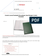Contoh Jurnal Pembalik Perusahaan Jasa Dengan 4 Jenis Transaksi PDF