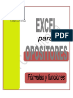 EXCEL OPOSITOR (Fórmulas y Funciones) PDF