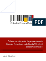 Guía uso portal proveedores Grandes Superficies TVEC