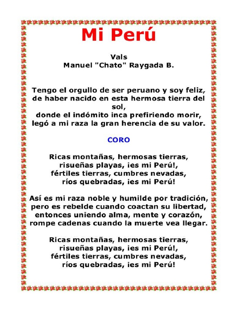 Letra Vals | PDF