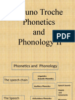 Bruno Troche Phonetics and Phonology II