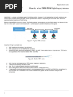 Learning Center - Application Note - How To Wire DMX Lighting Systems