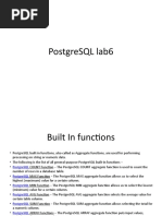 PostgreSQL Lab6