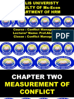 CHAPTER THREE Measurement of Conflict