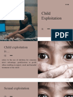 Child Exploitation, Child Prostitution Child Labor - Reginio, Karyl Crystal E