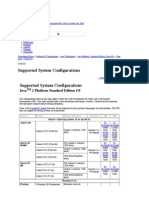 Supported System Configurations: Java 2 Platform Standard Edition 5.0