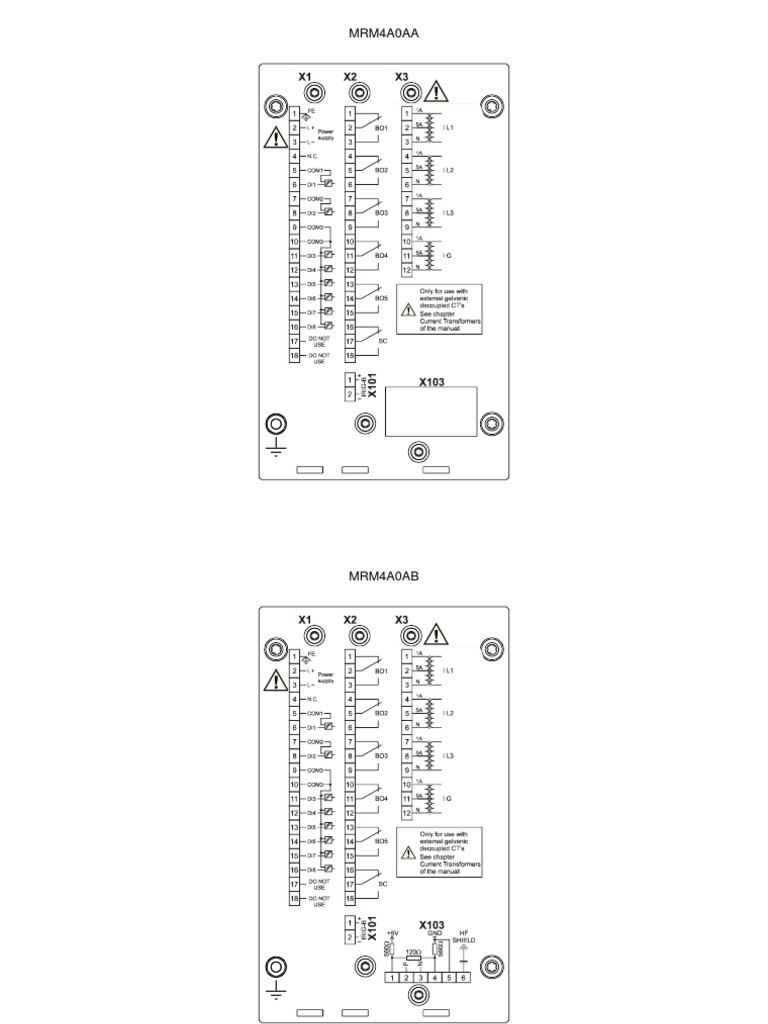 MRM4 Wiring Diagrams PDF PDF