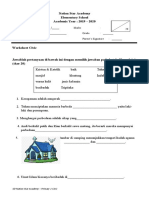 Worksheet Civic Grade 1 Topic 3