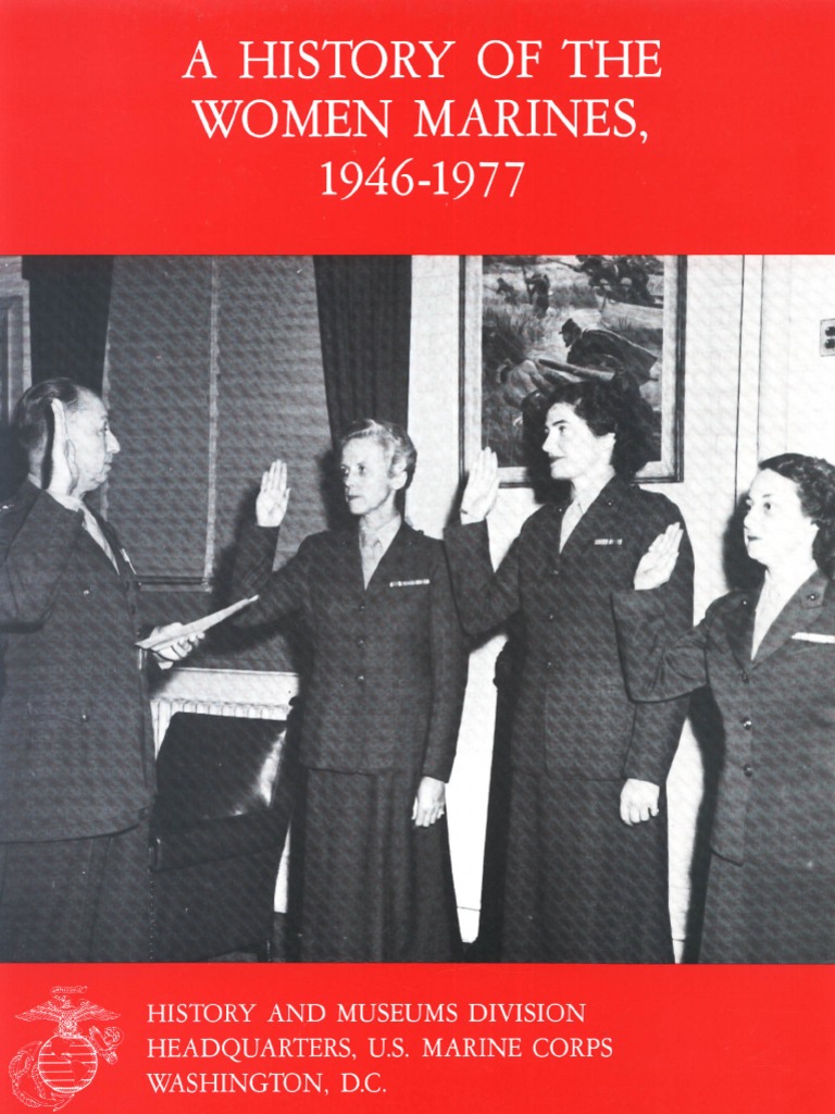 A History of The Women Marines 1946-1977, PDF