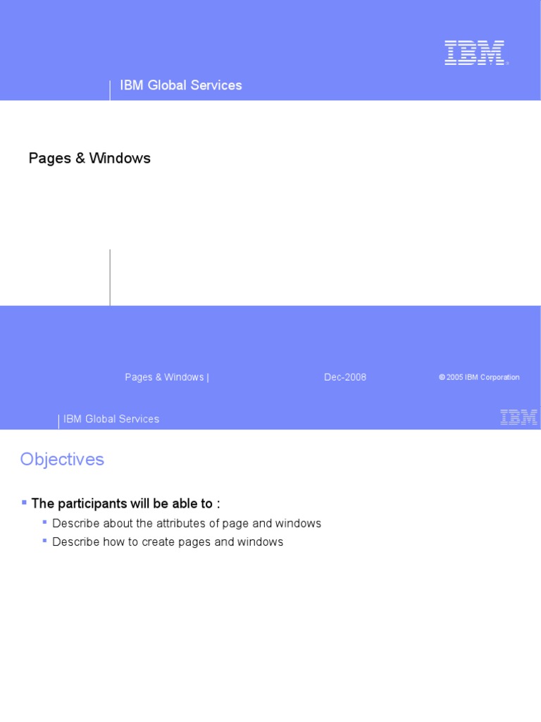 Chapter 03 - Pages & Windows | PDF | Page Layout | Information ...
