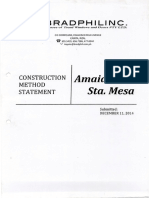 Work Methodology - Amaia Sta Mesa PDF