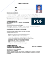 CV Muhammad Naeem Accountant Finance