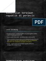 Kemunculan Kerajaan Republik Di Perancis