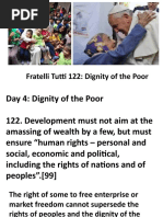 Fratelli Tutti 122: Dignity of The Poor