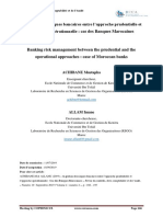 La Gestion Des Risques Bancaires Entre L'approche Prudentielle Et L'approche Opérationnelle Cas Des Banques Marocaines PDF