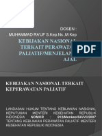 Kebijakan Nasional Terkait Perawatan Paliatif