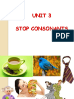 Stop Consonants