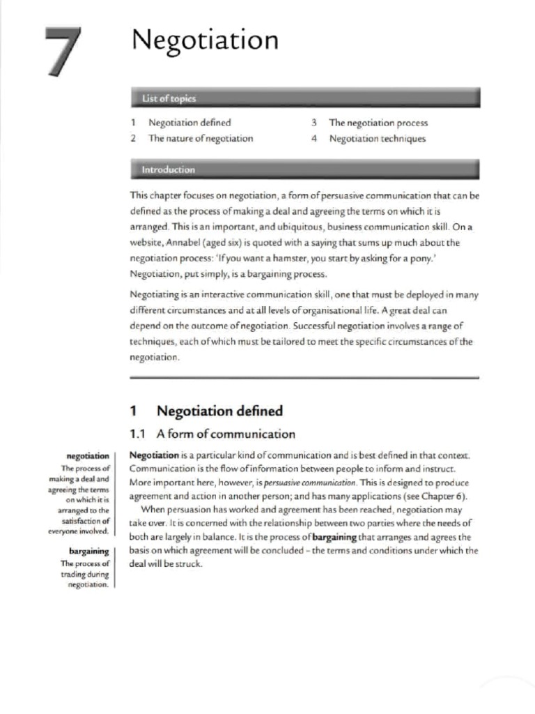 Mastering Negotiation Techniques | PDF | Bargaining | Negotiation