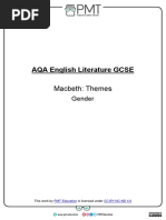 AQA English Literature GCSE: Macbeth: Themes