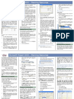 Microsoft Project 2003 Resource Planning Guide