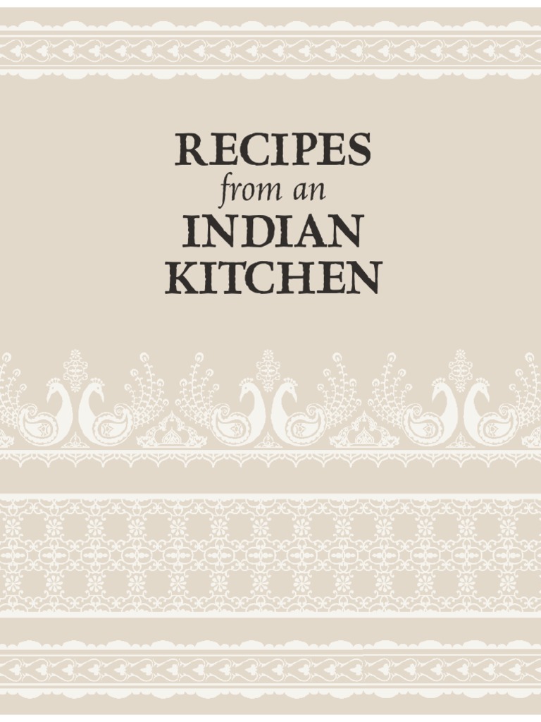 Recipes From An Indian Kitchen | PDF | Indian Cuisine | Curry