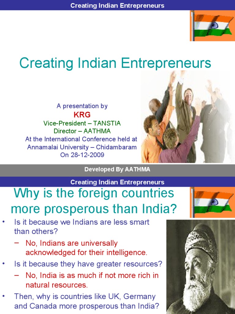 Empowering Indian Entrepreneurs | PDF | Entrepreneurship | Economies