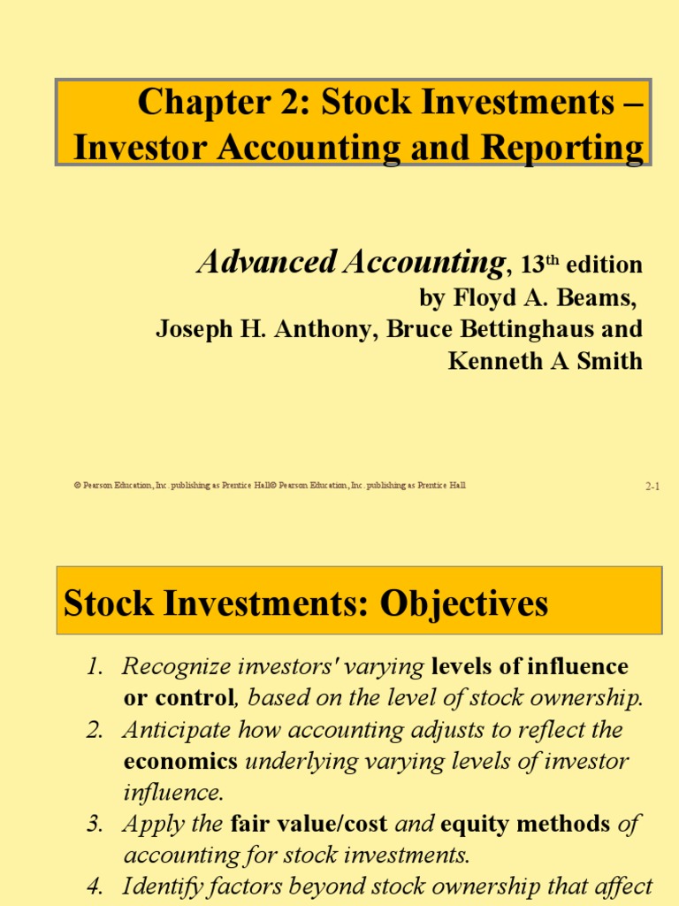 Chapter 2: Stock Investments - Investor Accounting and Reporting | PDF ...