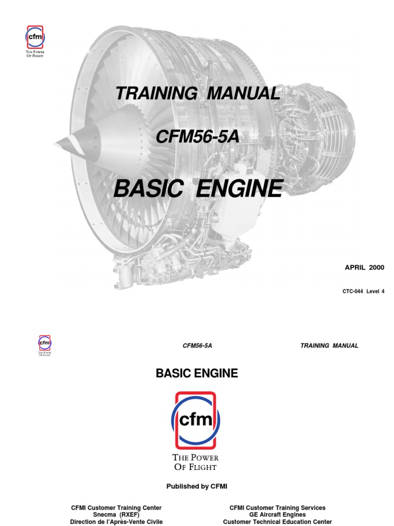 Cfm565a Basic Engine Pdf Pdf Bearing Mechanical Turbine