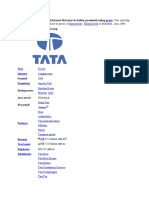 Overview of the Tata Group, a Leading Indian Conglomerate