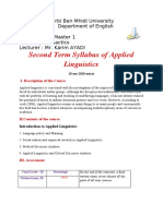 Applied Linguistics Courses Pdf-Fusionné - 2