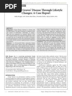 Healing of Graves' Disease Through Lifestyle Changes: A Case Report