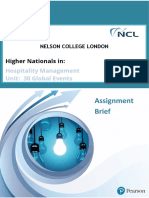 Assignment Brief: Higher Nationals in