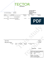 Technical office Tektor Oy invoice for iPad and SIM card