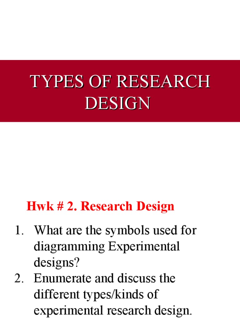 elements of research design pdf
