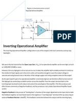 Inverting Operational Amplifier - The Inverting Op-Amp PDF