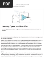 Inverting Operational Amplifier - The Inverting Op-Amp PDF