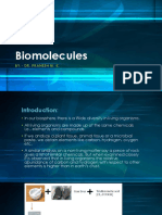 Biomolecules: By:-Dr. Pranesh M. K