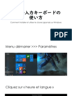 Tutoriel installation clavier japonais (Windows 10)